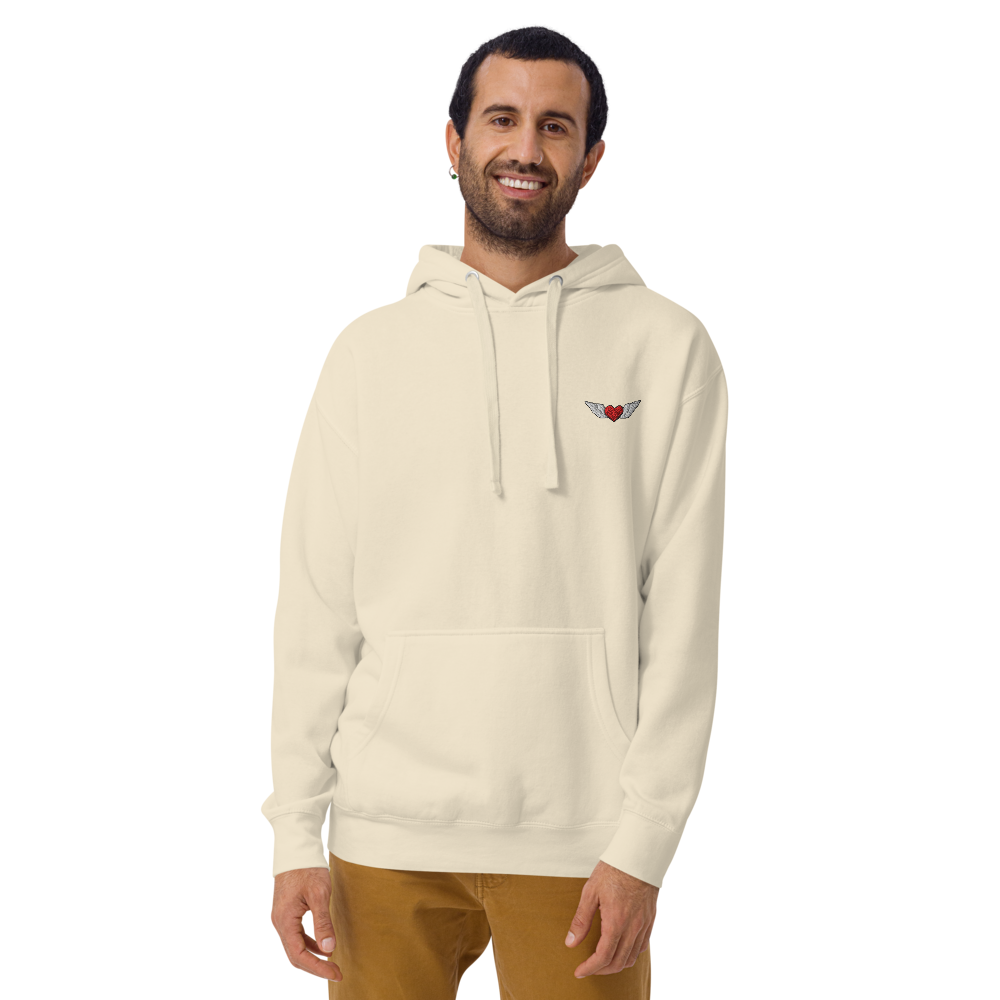 Classic Love Under God Hoodie Beige